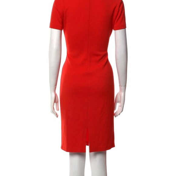 St. John Red Sheath Dress - Picture 3 of 3